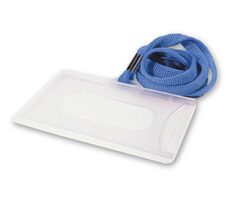 Znacznik CLASSIC IDS P wykonany z utwardzonego plastiku z niebieskim sznurkiem, 50 szt.