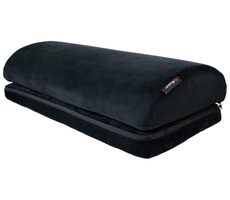 Podnóżek Arozzi Soft Fabric Velvet Black/ ergonomiczny podnóżek/ aksamitny czarny