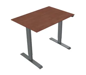 Neutralle MOKT75120ANN Biurko wiśniowo-szare / elektrycznie regulowana wysokość / 75x120cm / nośność 70kg