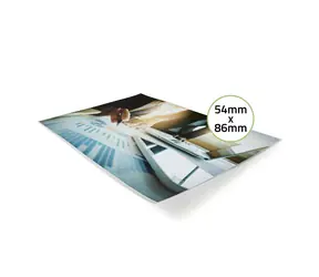 Folia laminująca Nedis 54x86 mm 100 szt. / Grubość: 125 µm / Plastik / transparentna