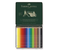 Kredki akwarelowe Faber-Castell w puszce / 24 szt. 