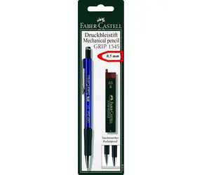 Ołówek mechaniczny Faber-Castell Grip 1345 0,5 mm + 12 szt. ołówków zapasowych