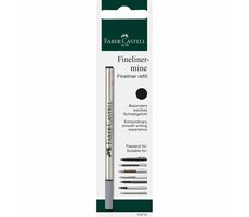 Wkłady do długopisów Faber-Castell / 5 szt. / czarne