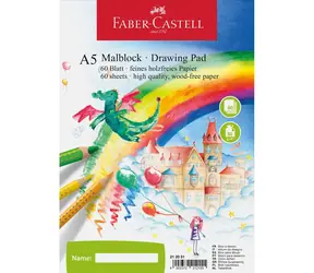 Szkicownik Faber-Castell A5 60 arkuszy 80g/m2