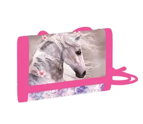 OXYBAG Portfel dziecięcy tekstylny Horse Romantic