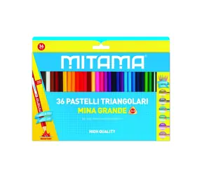 Kredki MITAMA trójkątne 3,3 mm (36 szt.)