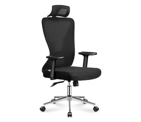 Mark Adler Manager 3.5 czarny / Fotel ergonomiczny biurowy / nośność 130 kg