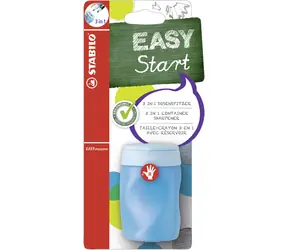 Temperówka STABILO® Easy 3w1 - ergonomiczna temperówka - niebieska dla osób praworęcznych