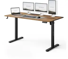 SENSE7 NOJO LIGHT Biurko robocze czarny dąb