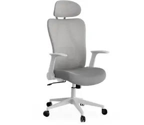 SENSE7 Noxo szary / Fotel ergonomiczny biurowy / nośność 150 kg