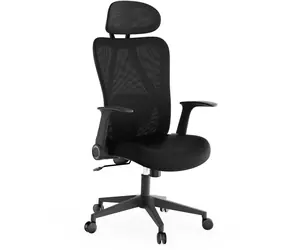 SENSE7 Noxo czarny / Fotel ergonomiczny biurowy / nośność 150 kg