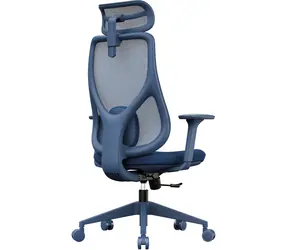 SENSE7 MOYO niebieski / Fotel ergonomiczny biurowy / nośność 150 kg