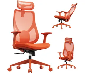 SENSE7 MOYO pomarańczowy / Fotel ergonomiczny biurowy / nośność 150 kg
