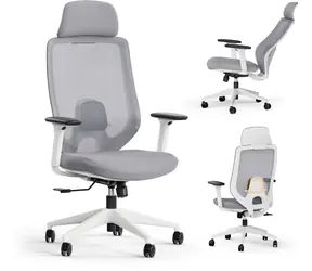 SENSE7 Nakai szary / Fotel ergonomiczny biurowy / nośność 150 kg
