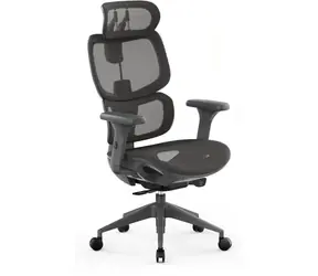 SENSE7 NOBU szary / Fotel ergonomiczny biurowy / nośność 130 kg
