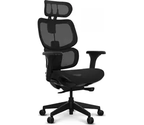 SENSE7 NOBU czarny / Fotel ergonomiczny biurowy / nośność 130 kg
