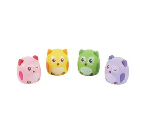 Temperówka do ołówków Bigjigs Toys w kształcie sowy, 1 szt., fioletowa