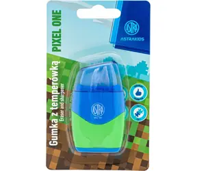 Temperówka 2 w 1 ASTRA Pixel One z gumką