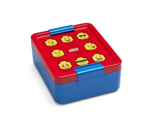Pudełko na przekąski LEGO® Iconic Classic 170 x 135 x 69 mm - czerwone/niebieskie