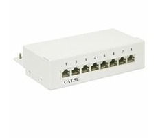 Miniaturowy panel krosowy PremiumCord Cat5e, 8xRJ45