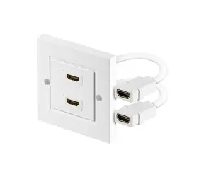 PremiumCord Gniazdo HDMI w panelu 2x HDMI A - HDMI A żeńskie/żeńskie