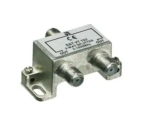 Rozdzielacz antenowy PremiumCord na złącza F 1-2 wyjścia 5-1000 MHz