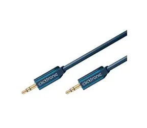 Kabel ClickTronic HQ OFC Jack 3,5 mm - Jack 3,5 mm stereo, M/M, 1 m