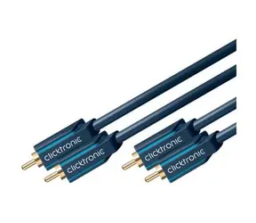 Kabel ClickTronic HQ OFC 2x CINCH - 2x CINCH RCA, M/M, 2m