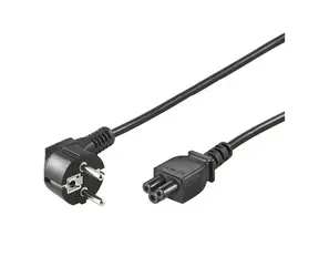 PremiumCord Kabel sieciowy 230V do laptopa 2m, koniczyna "Myszka Miki".