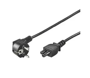 PremiumCord Kabel sieciowy 230V do laptopa 3M, koniczyna "Myszka Miki".