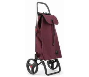 Torba na zakupy Rolser I-Max MF 2 Logic RSG na dużych kołach, bordowa