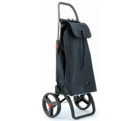 Torba na zakupy Rolser I-Max MF 2 Logic RSG na dużych kółkach, ciemnoszara