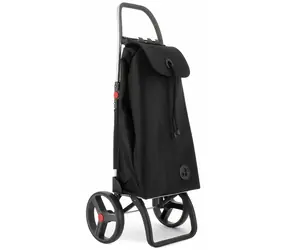 Torba na zakupy Rolser I-Max MF 2 Logic RSG na dużych kółkach, czarna