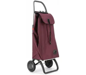 Torba na zakupy Rolser I-Max MF 2 Logic na kółkach w kolorze bordowym
