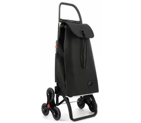 Torba na zakupy Rolser I-Max Tweed 6 Logic na kółkach w kolorze czarnym
