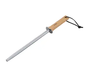 Opinel Nóż stalowy diamentowy o szlifie stalowym 25 cm / rękojeść drewniana