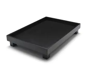 Bredemeijer Isumi Taca do serwowania czarna / bambus / 35 x 25 x 6 cm