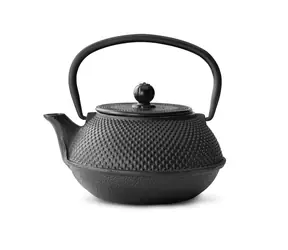 Bredemeijer Jang Czajniczek 0,8l czarny / żeliwo / sitko do herbaty
