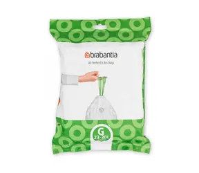 Worki na śmieci Brabantia PerfectFit Typ G 25-30 L / chowane / 40 szt. w opakowaniu