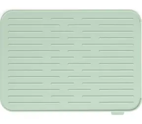 Brabantia Ociekacz do naczyń silikonowy zielony / 32,5 x 43,8 x 0,9 cm