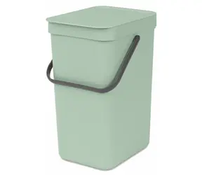 Brabantia Sort & Go Kosz na śmieci 12 L zielony / 20 x 35,1 x 24,9 cm