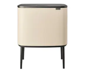 Brabantia Bo Touch Kosz na odpady sortowane 3 x 11 L beżowy / 54 x 68 x 31,2 cm