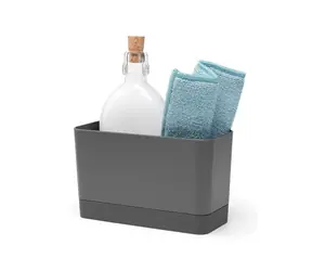 Brabantia Organizer do zlewu ciemnoszary / plastik / 8,5 x 19 x 11,5 cm