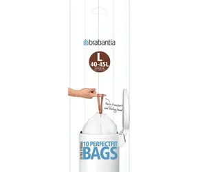 Brabantia PerfectFit Typ L Worki na śmieci 40-45 L / chowane / 10 worków