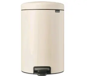 Kosz na śmieci pedałowy Brabantia Newicon beżowy / 20 l / 29 x 46,7 cm
