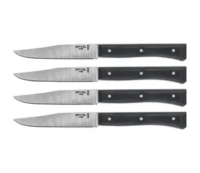 Opinel Facette 11 cm łupek / Zestaw noży stołowych / 4 szt 