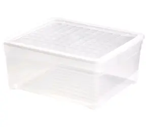 Pudełko do przechowywania Curver z pokrywką 18,5 l przezroczyste / 39,6 x 34,3 x 17 cm