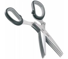 Nożyczki do ziół Gefu Kitchen 191 mm czarne / 5 ostrzy 
