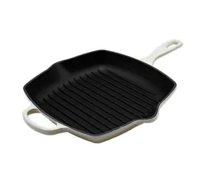 Le Creuset Signature Patelnia grillowa 26 cm beżowa