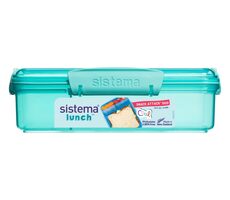 Sistema Lunch Lunch box z 2 oddzielnymi przegrodami 975 ml mięta